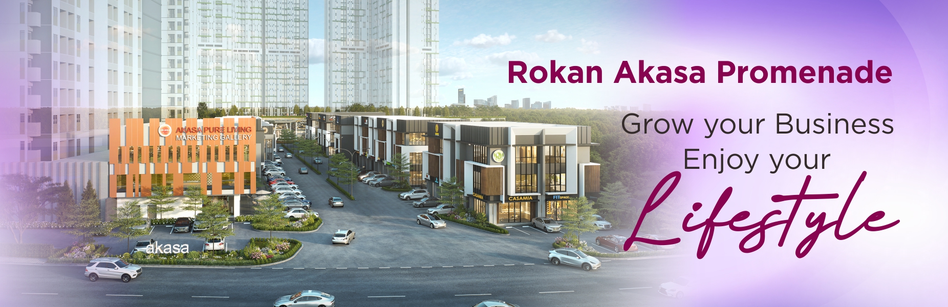 Banner Web Ruko Akasa Promenade