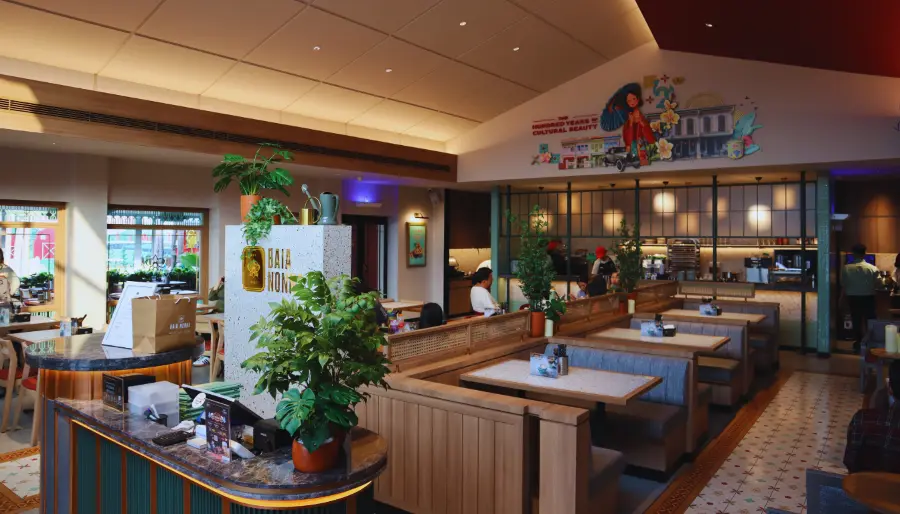 Interior restoran Baia Nonna di The Barn BSD City