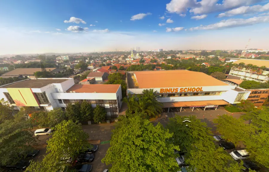 Aerial image Binus School Serpong