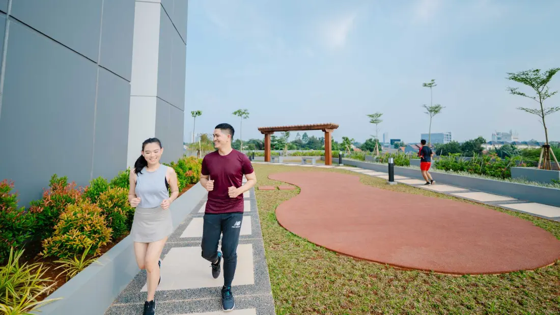 Jogging Track Apartemen Akasa Pure Living