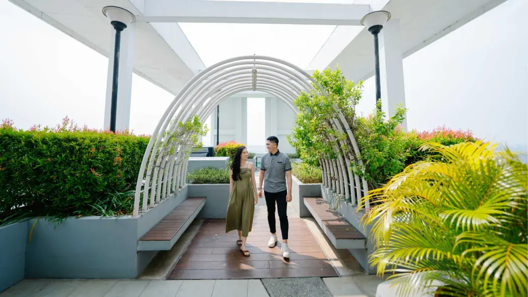 Sky Garden Apartemen Akasa Pure Living