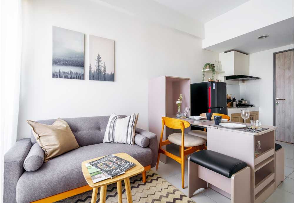 Living Area Apartemen 2 Bedroom